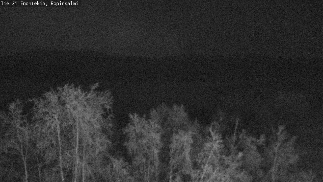 Weather Camera Image Väg 21 Enontekiö, Ropinsalmi, Enontekiö, Lappi