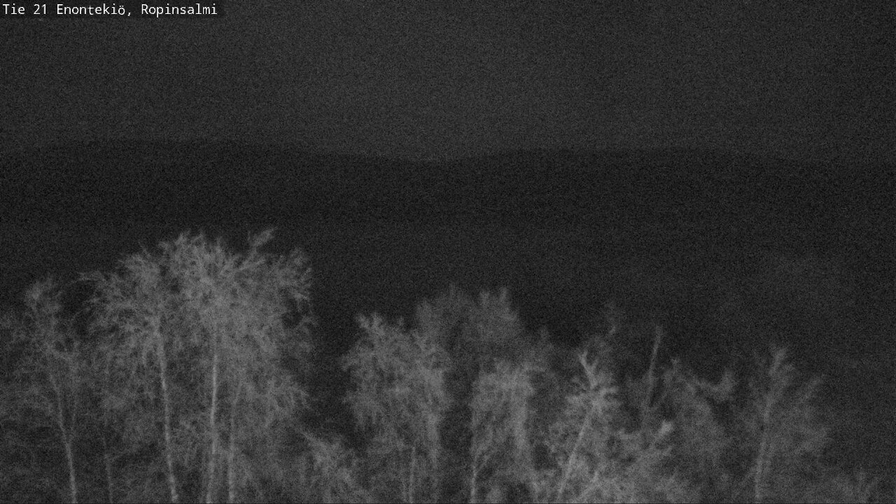 Weather Camera Image Väg 21 Enontekiö, Ropinsalmi, Enontekiö, Lappi