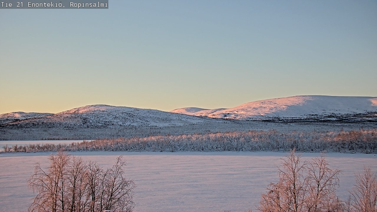 Kelikamerat Kuva Tie 21 Enontekiö, Ropinsalmi, Enontekiö, Lappi