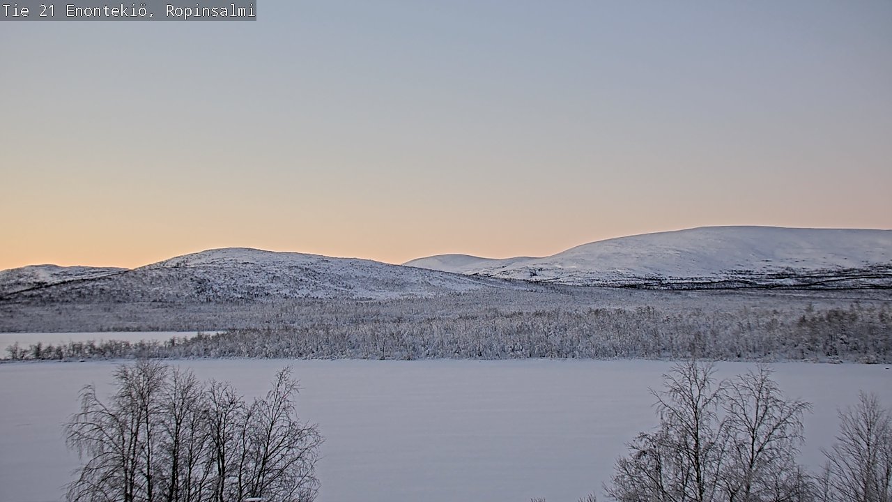 Kelikamerat Kuva Tie 21 Enontekiö, Ropinsalmi, Enontekiö, Lappi