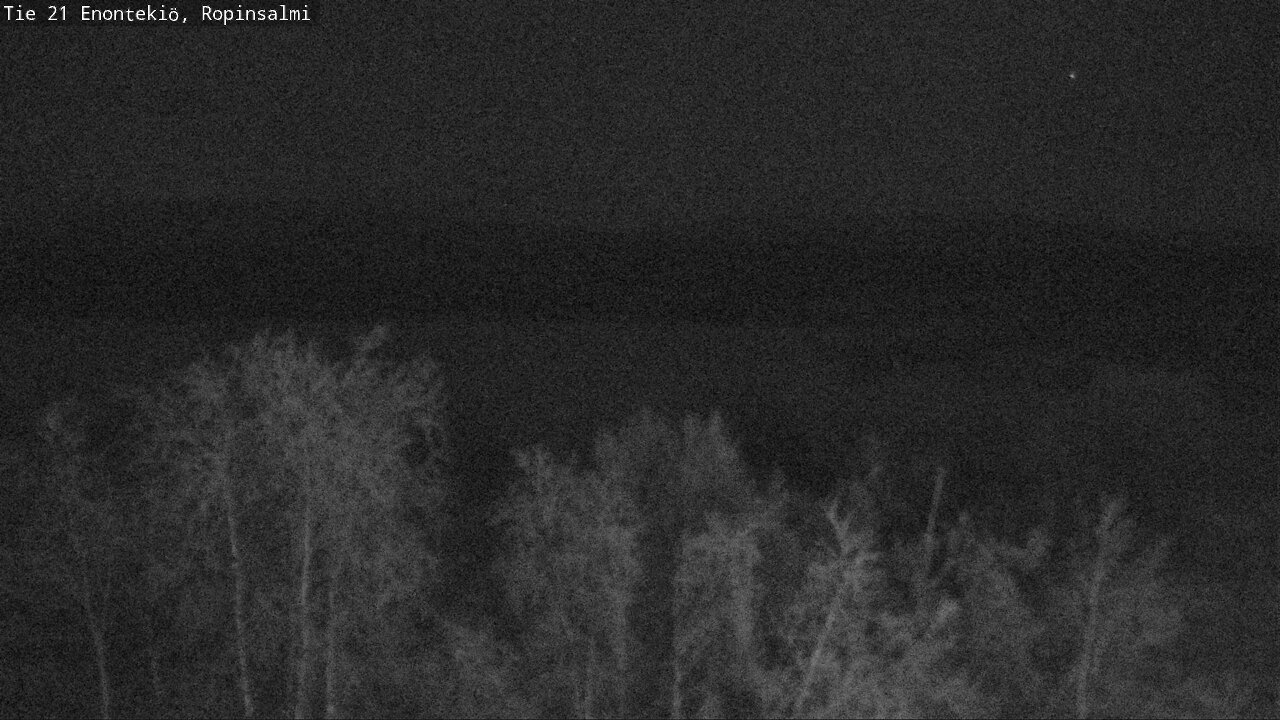 Weather Camera Image Väg 21 Enontekiö, Ropinsalmi, Enontekiö, Lappi