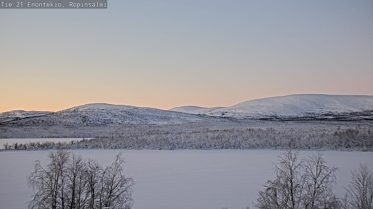 Kelikamerat Kuva Tie 21 Enontekiö, Ropinsalmi, Enontekiö, Lappi