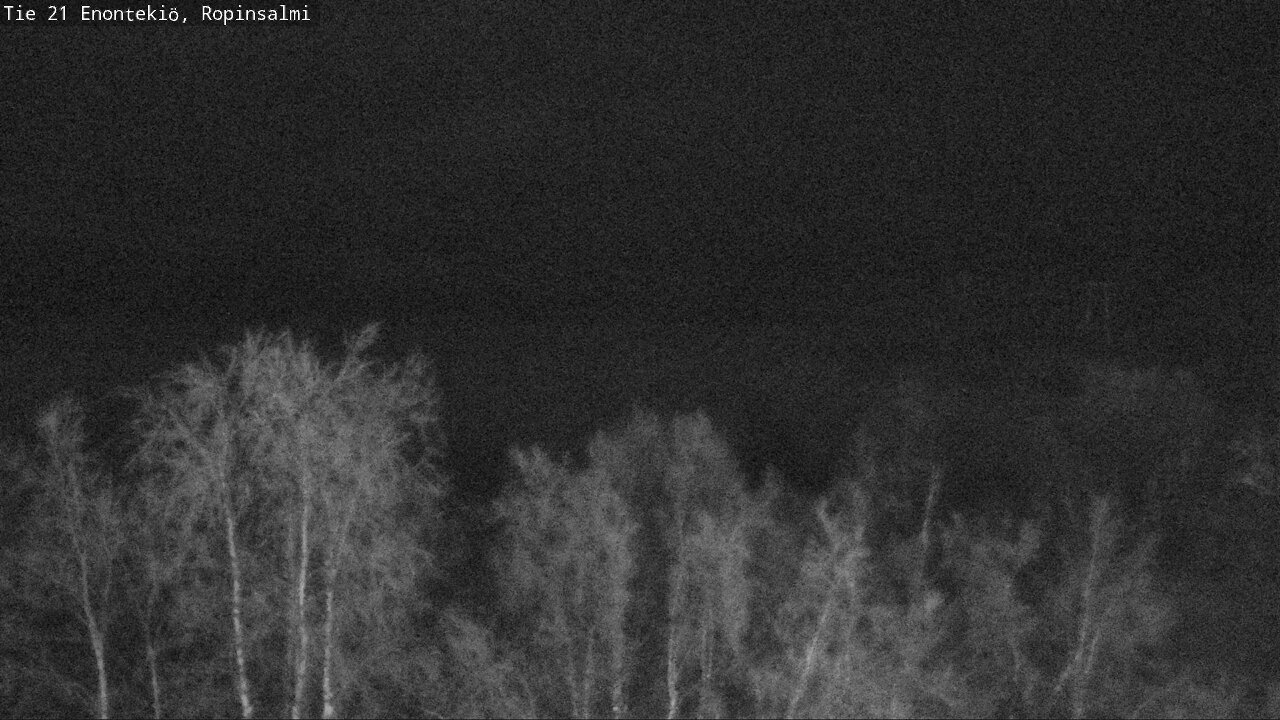 Weather Camera Image Väg 21 Enontekiö, Ropinsalmi, Enontekiö, Lappi