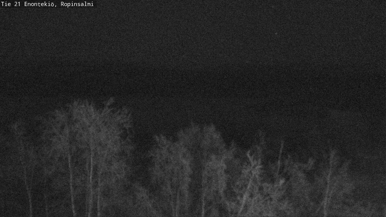 Weather Camera Image Väg 21 Enontekiö, Ropinsalmi, Enontekiö, Lappi