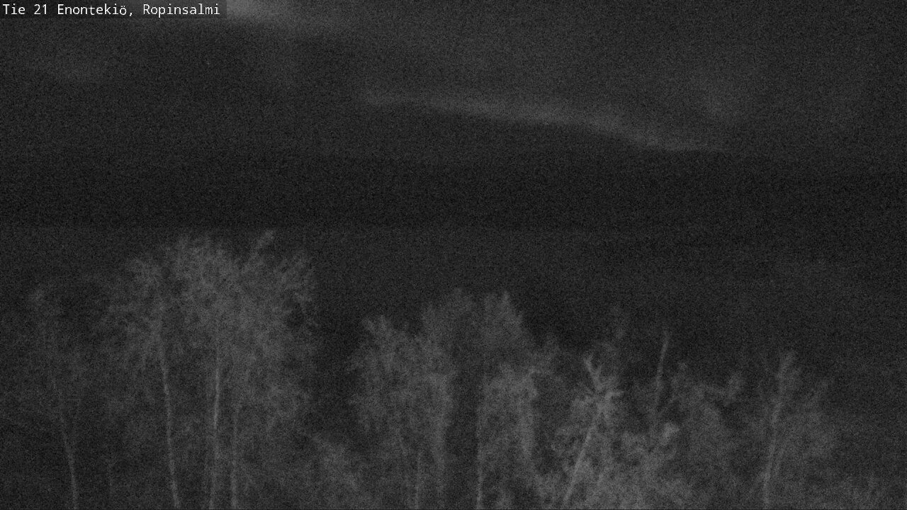Weather Camera Image Väg 21 Enontekiö, Ropinsalmi, Enontekiö, Lappi