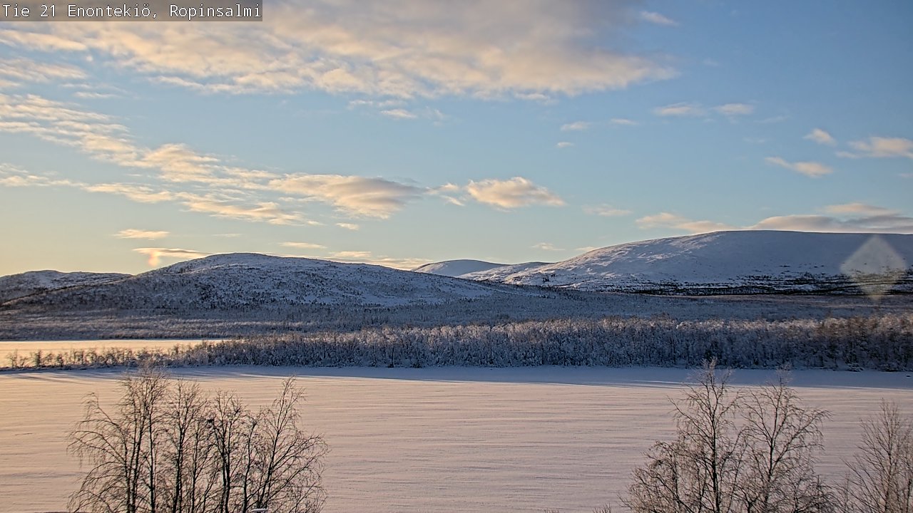 Kelikamerat Kuva Tie 21 Enontekiö, Ropinsalmi, Enontekiö, Lappi