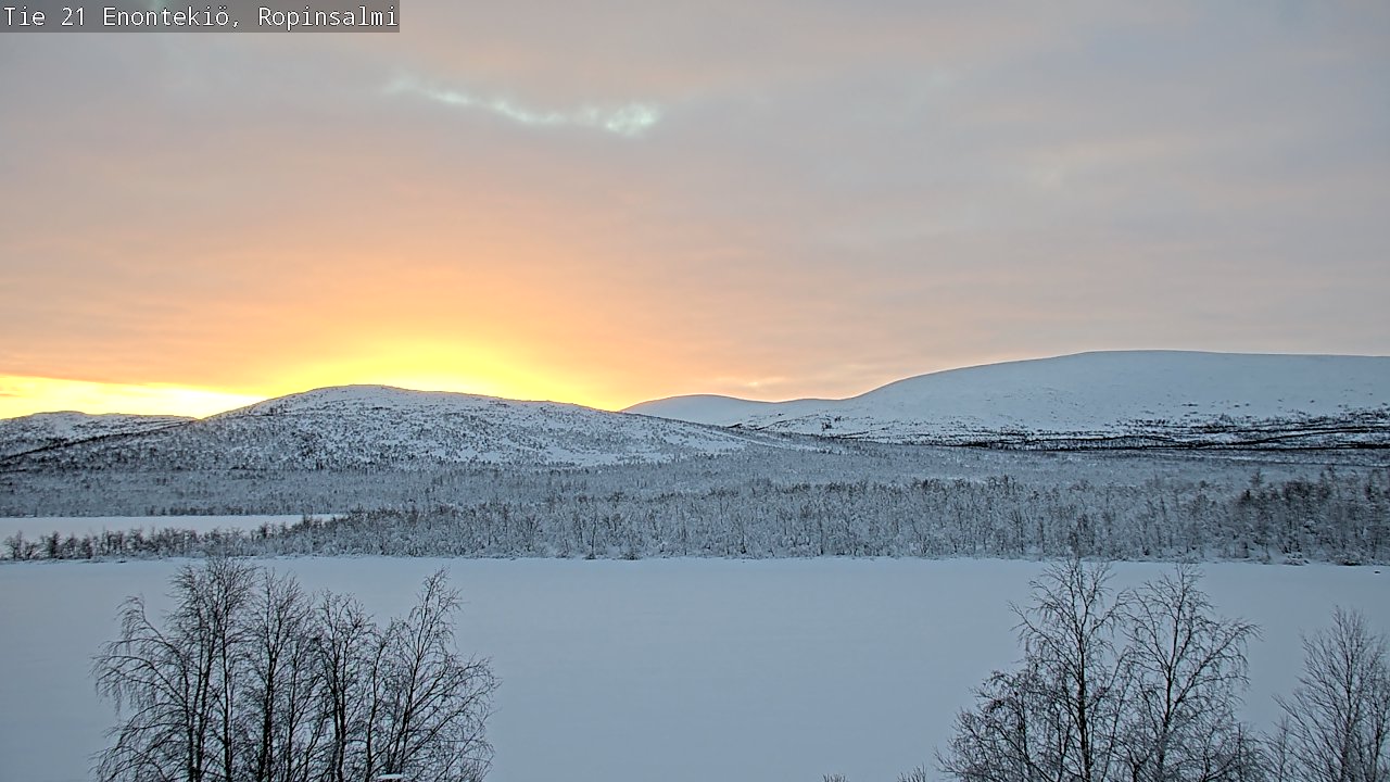Kelikamerat Kuva Tie 21 Enontekiö, Ropinsalmi, Enontekiö, Lappi