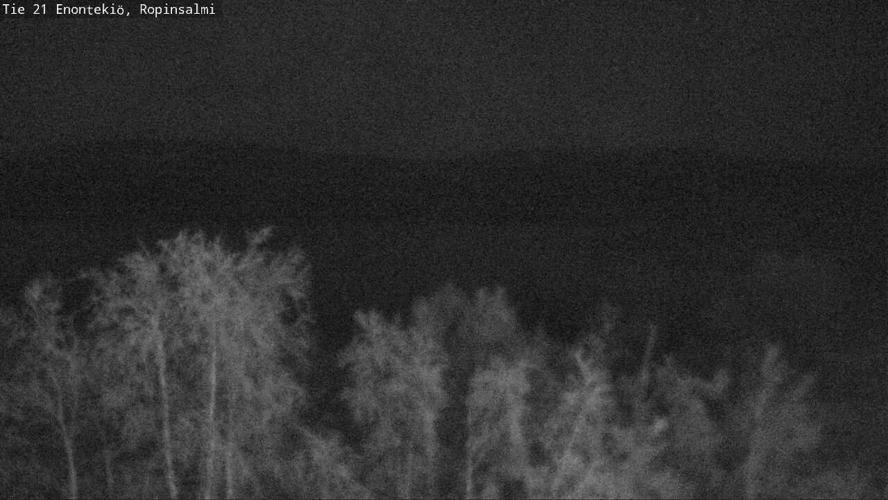 Weather Camera Image Väg 21 Enontekiö, Ropinsalmi, Enontekiö, Lappi