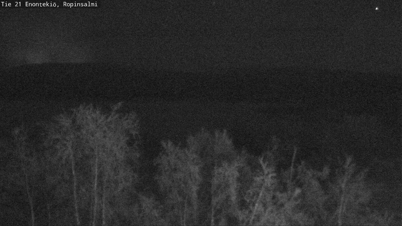 Weather Camera Image Väg 21 Enontekiö, Ropinsalmi, Enontekiö, Lappi