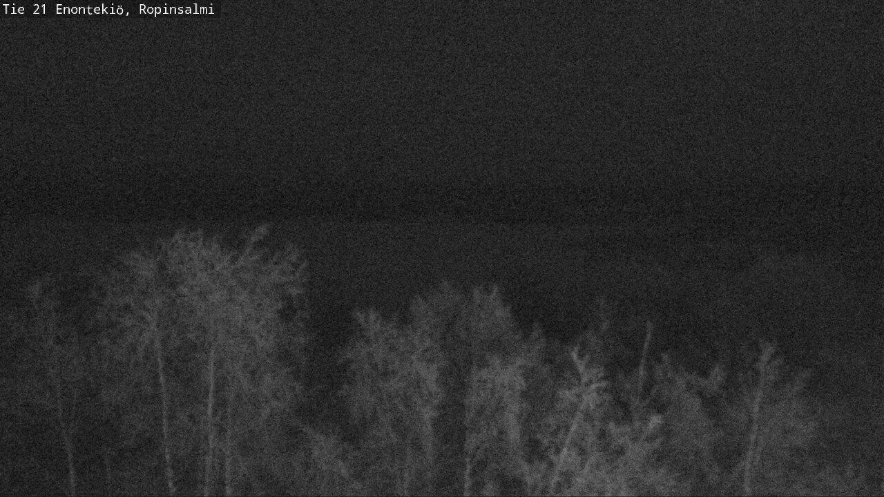 Weather Camera Image Väg 21 Enontekiö, Ropinsalmi, Enontekiö, Lappi