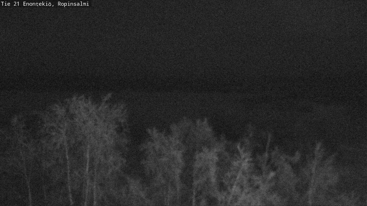 Weather Camera Image Väg 21 Enontekiö, Ropinsalmi, Enontekiö, Lappi