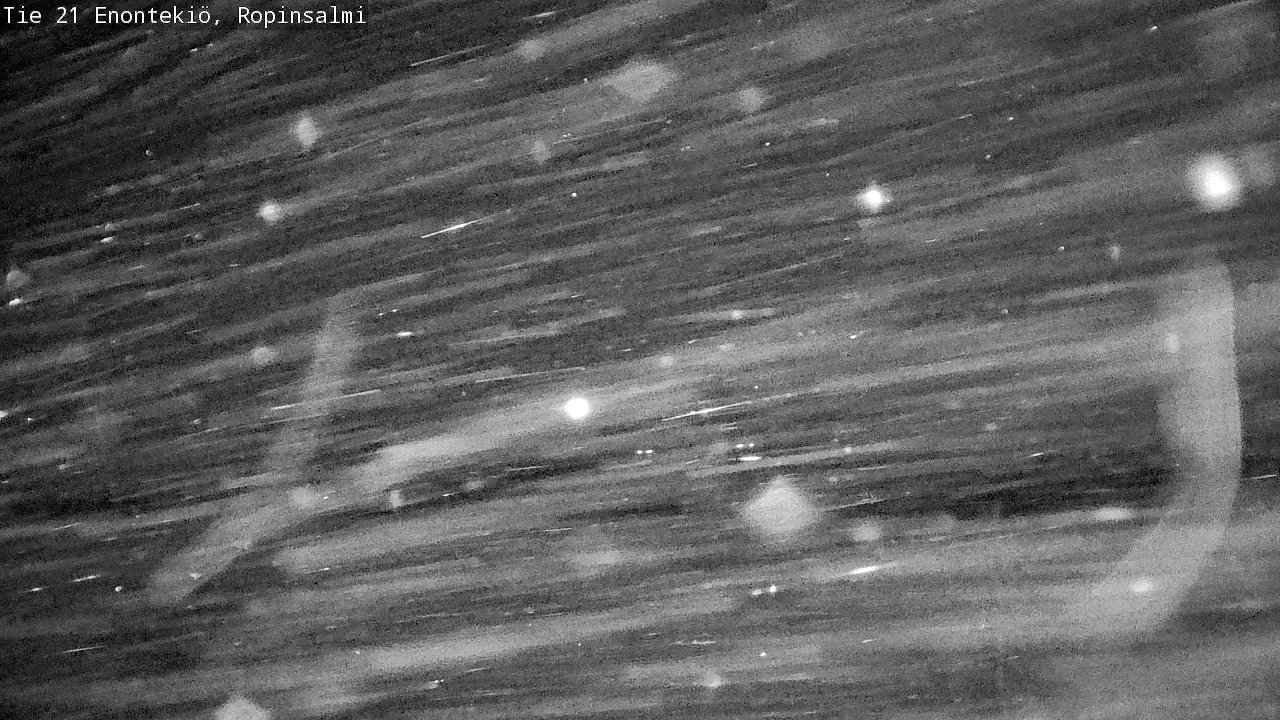 Weather Camera Image Väg 21 Enontekiö, Ropinsalmi, Enontekiö, Lappi