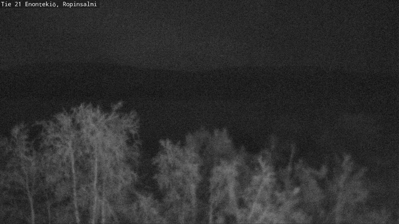 Weather Camera Image Väg 21 Enontekiö, Ropinsalmi, Enontekiö, Lappi