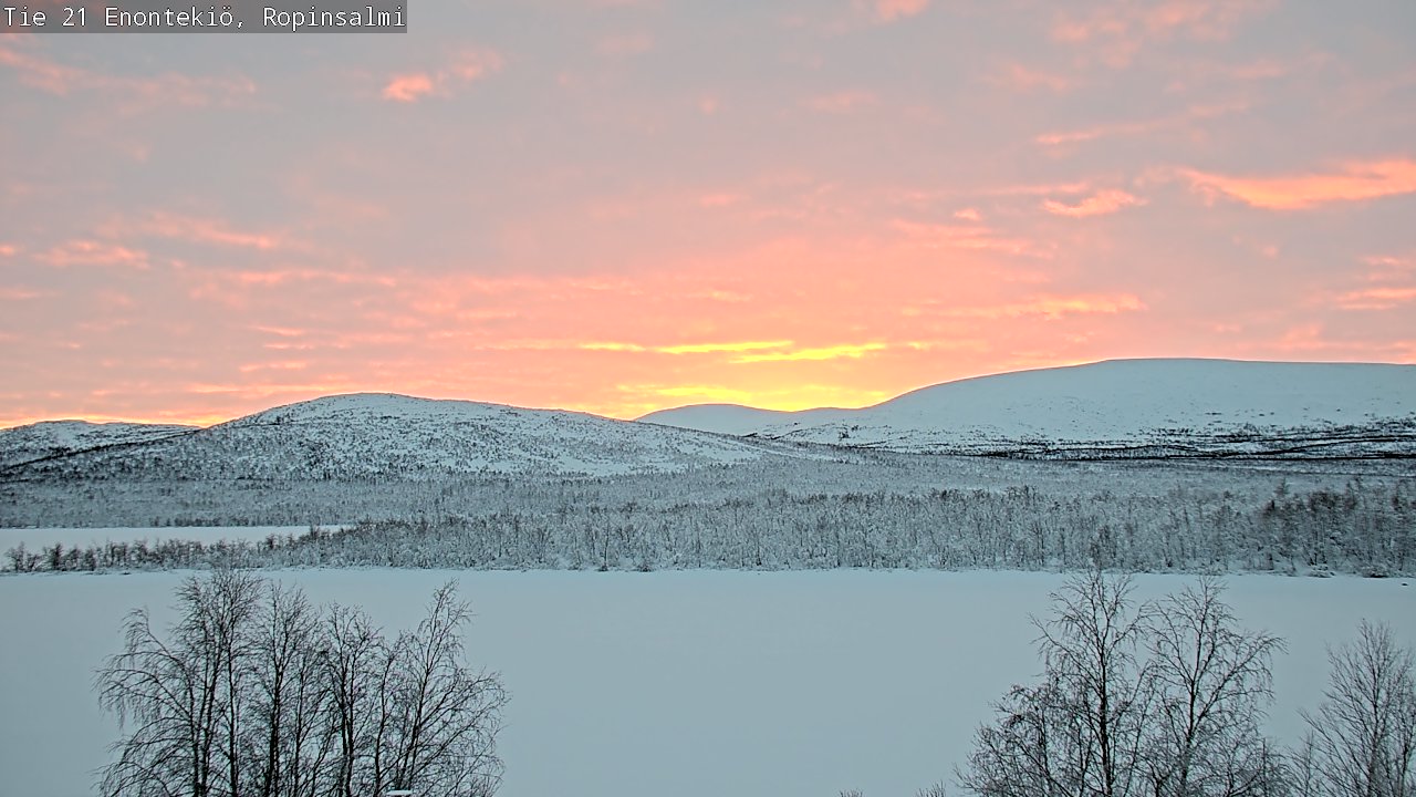 Kelikamerat Kuva Tie 21 Enontekiö, Ropinsalmi, Enontekiö, Lappi