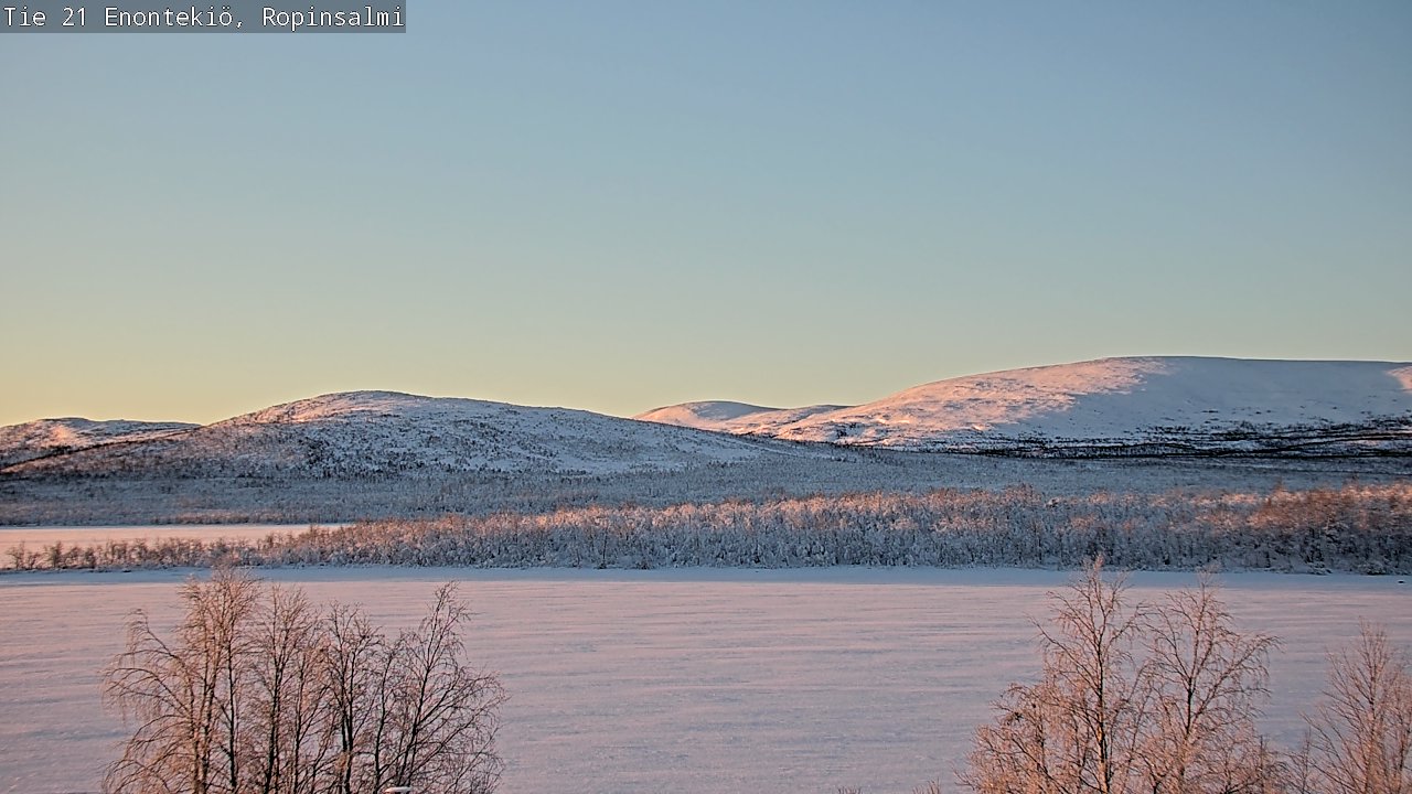 Kelikamerat Kuva Tie 21 Enontekiö, Ropinsalmi, Enontekiö, Lappi