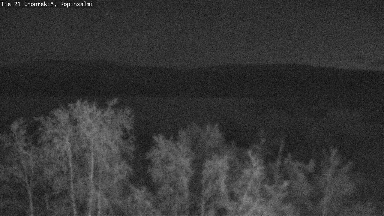 Weather Camera Image Väg 21 Enontekiö, Ropinsalmi, Enontekiö, Lappi