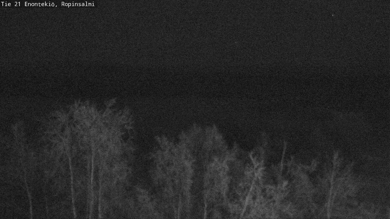 Weather Camera Image Väg 21 Enontekiö, Ropinsalmi, Enontekiö, Lappi