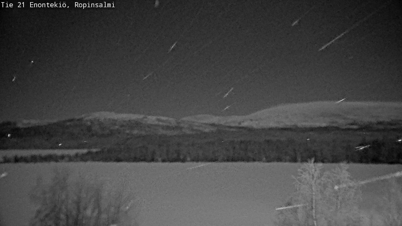 Weather Camera Image Väg 21 Enontekiö, Ropinsalmi, Enontekiö, Lappi
