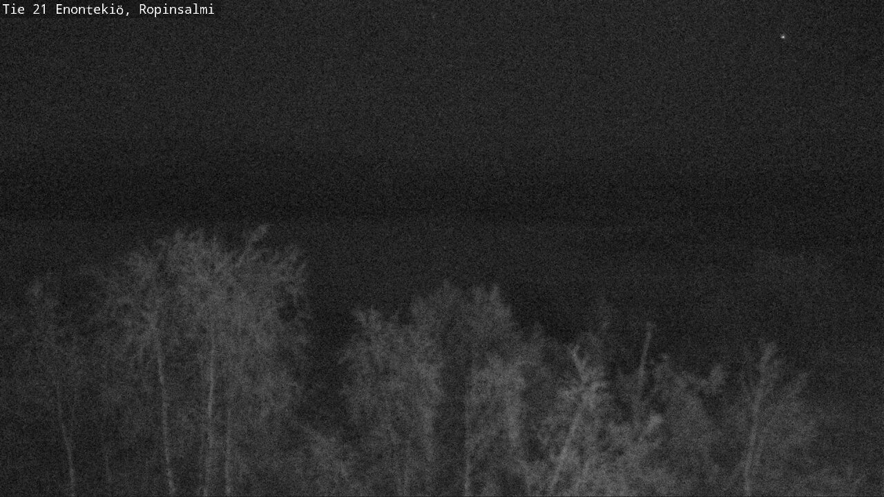Weather Camera Image Väg 21 Enontekiö, Ropinsalmi, Enontekiö, Lappi