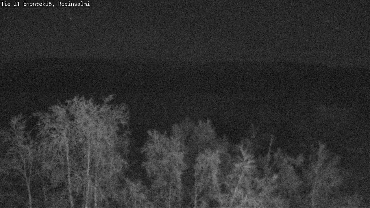 Weather Camera Image Väg 21 Enontekiö, Ropinsalmi, Enontekiö, Lappi