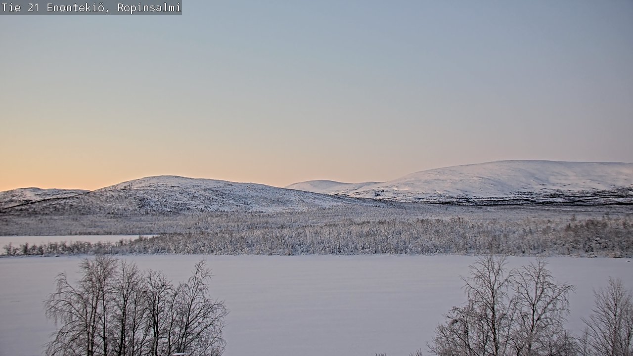 Kelikamerat Kuva Tie 21 Enontekiö, Ropinsalmi, Enontekiö, Lappi