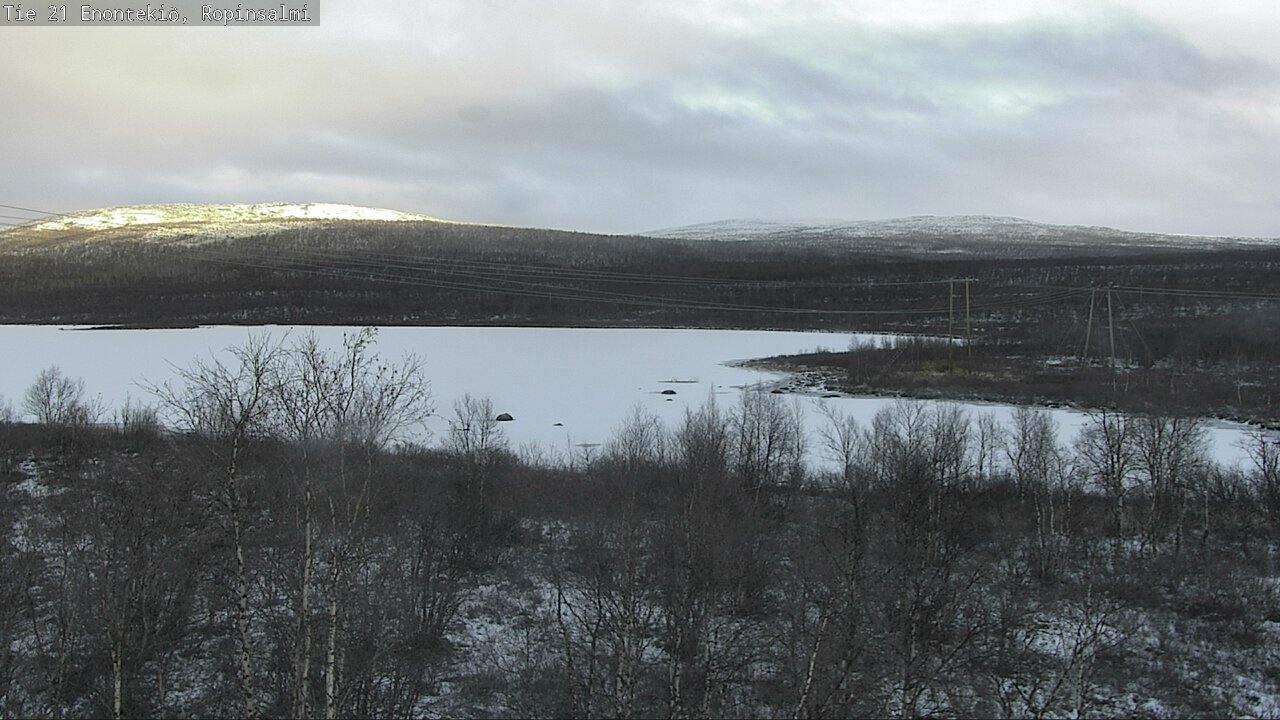 Kelikamerat Kuva Tie 21 Enontekiö, Ropinsalmi, Enontekiö, Lappi