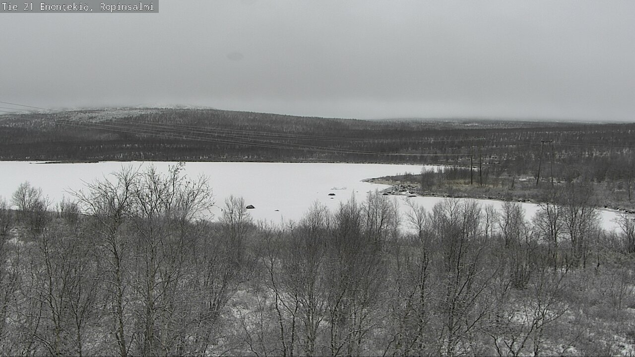 Kelikamerat Kuva Tie 21 Enontekiö, Ropinsalmi, Enontekiö, Lappi