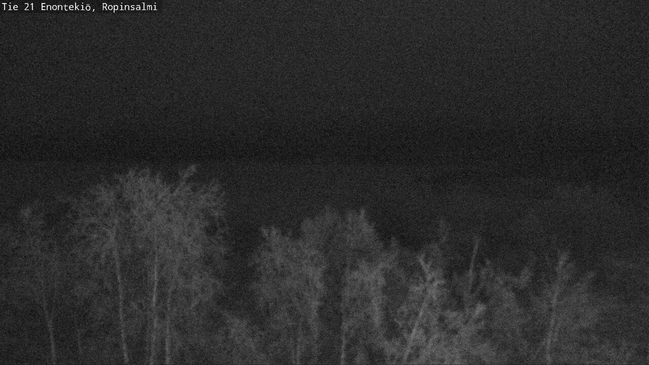 Weather Camera Image Väg 21 Enontekiö, Ropinsalmi, Enontekiö, Lappi