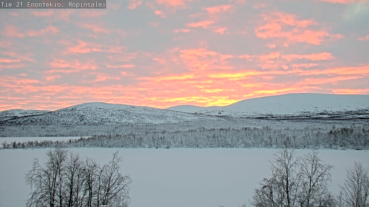 Kelikamerat Kuva Tie 21 Enontekiö, Ropinsalmi, Enontekiö, Lappi