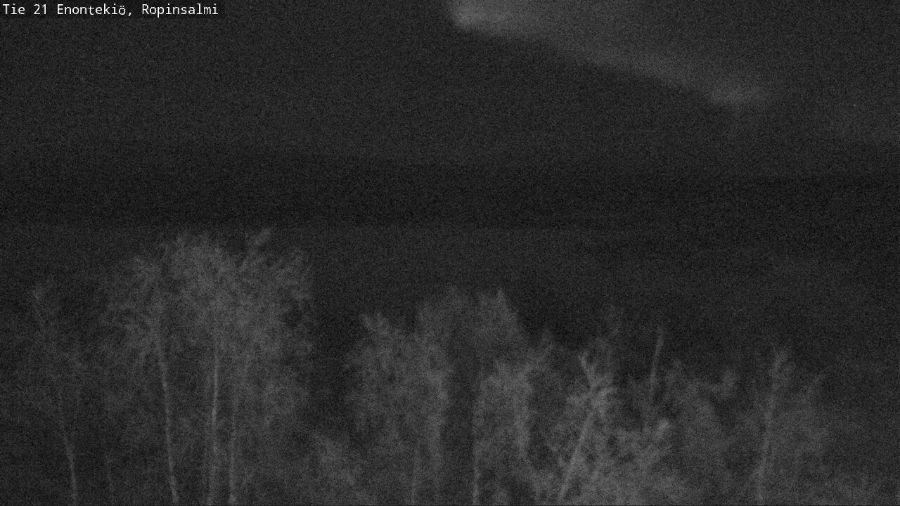 Weather Camera Image Väg 21 Enontekiö, Ropinsalmi, Enontekiö, Lappi