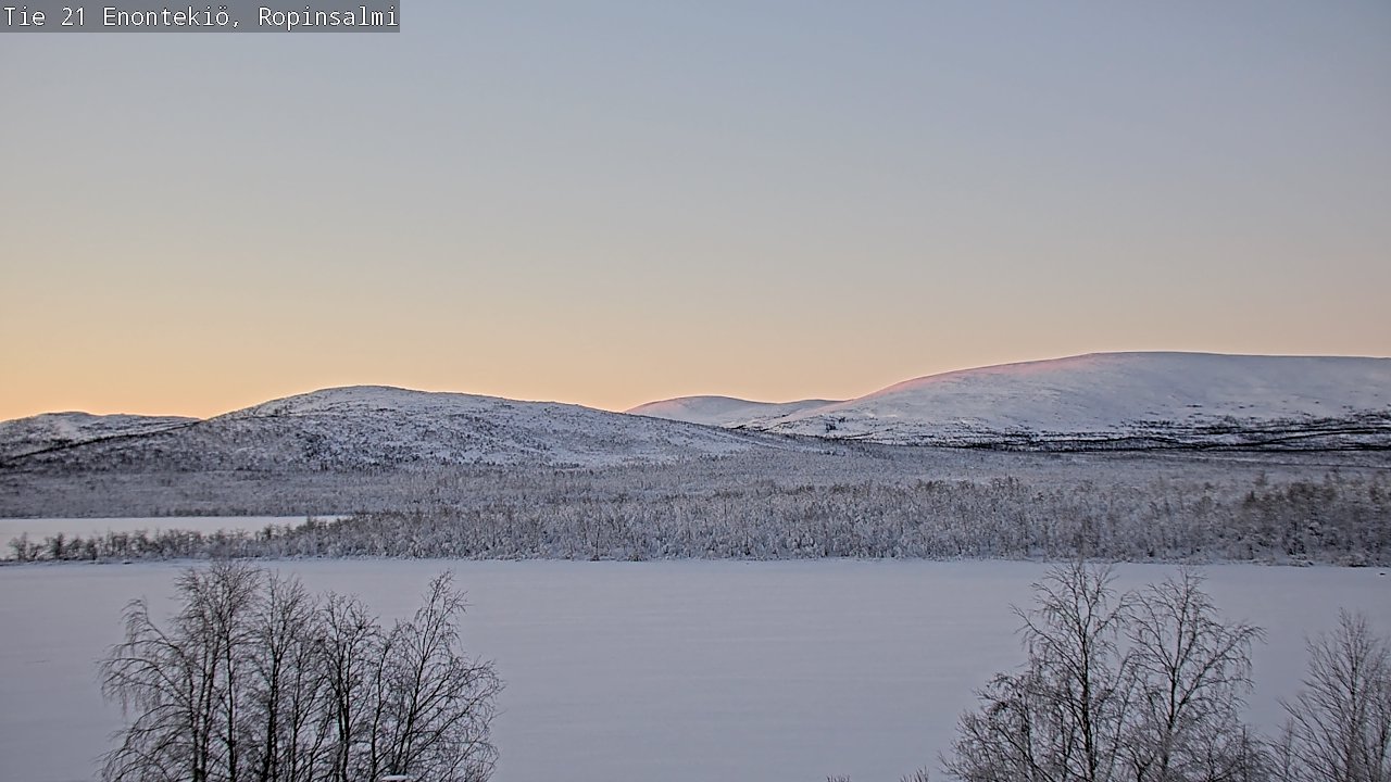 Kelikamerat Kuva Tie 21 Enontekiö, Ropinsalmi, Enontekiö, Lappi