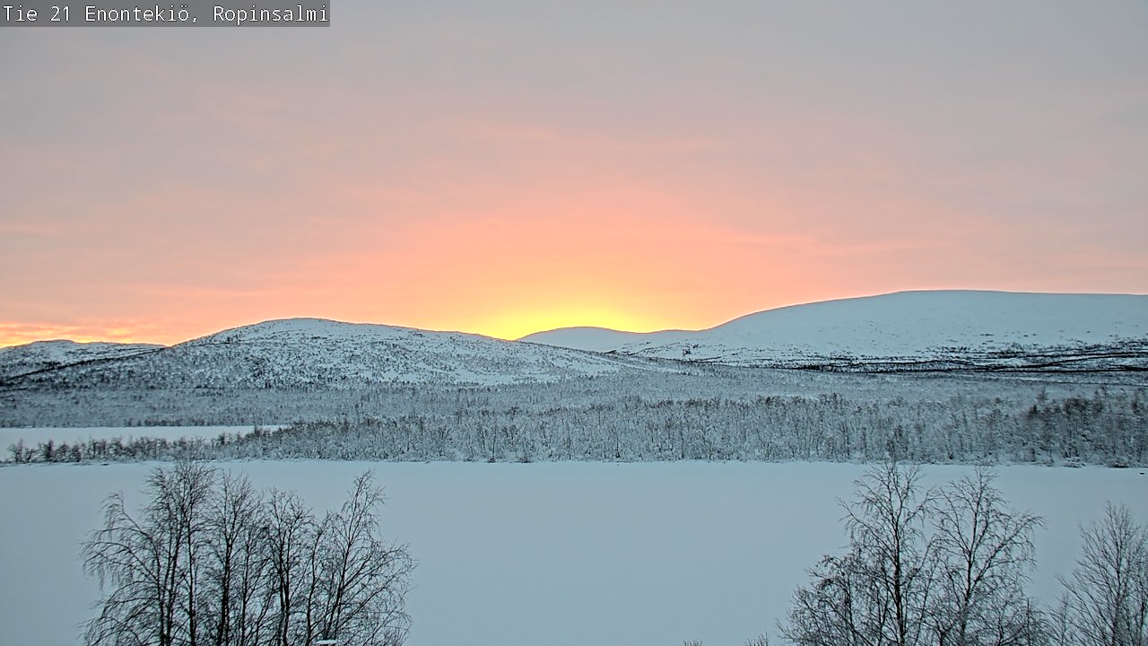 Kelikamerat Kuva Tie 21 Enontekiö, Ropinsalmi, Enontekiö, Lappi