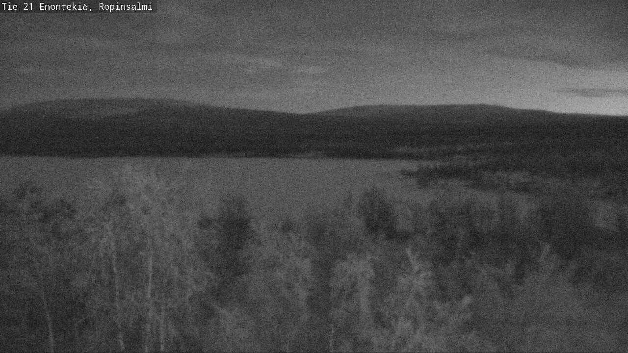 Weather Camera Image Road 21 Enontekiö, Ropinsalmi, Enontekiö, Lappi