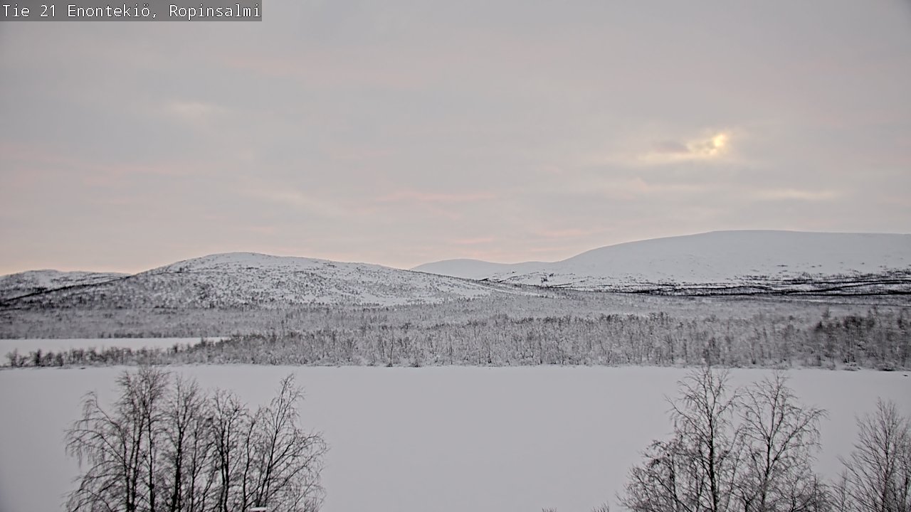 Kelikamerat Kuva Tie 21 Enontekiö, Ropinsalmi, Enontekiö, Lappi