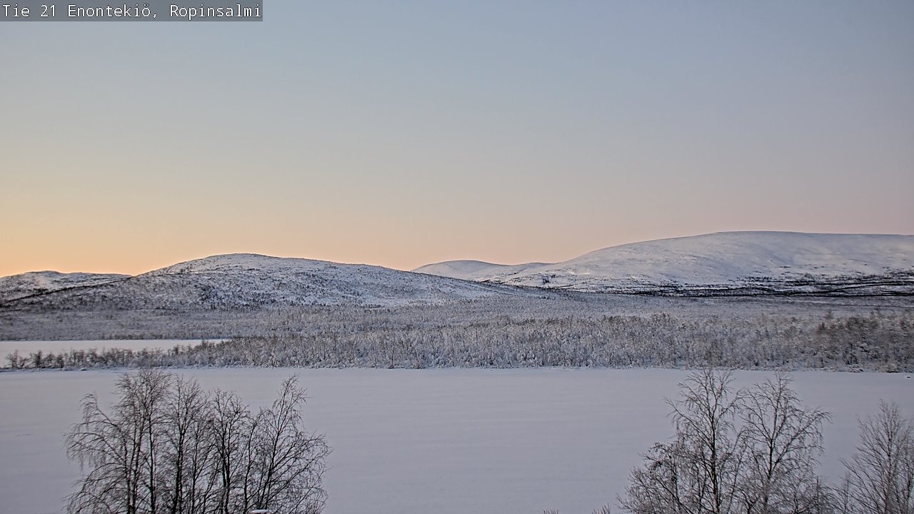 Kelikamerat Kuva Tie 21 Enontekiö, Ropinsalmi, Enontekiö, Lappi