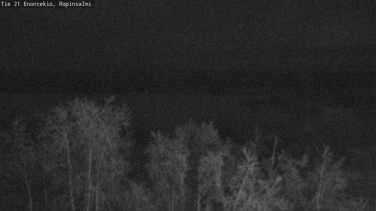 Weather Camera Image Väg 21 Enontekiö, Ropinsalmi, Enontekiö, Lappi