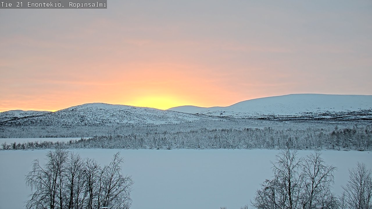 Kelikamerat Kuva Tie 21 Enontekiö, Ropinsalmi, Enontekiö, Lappi
