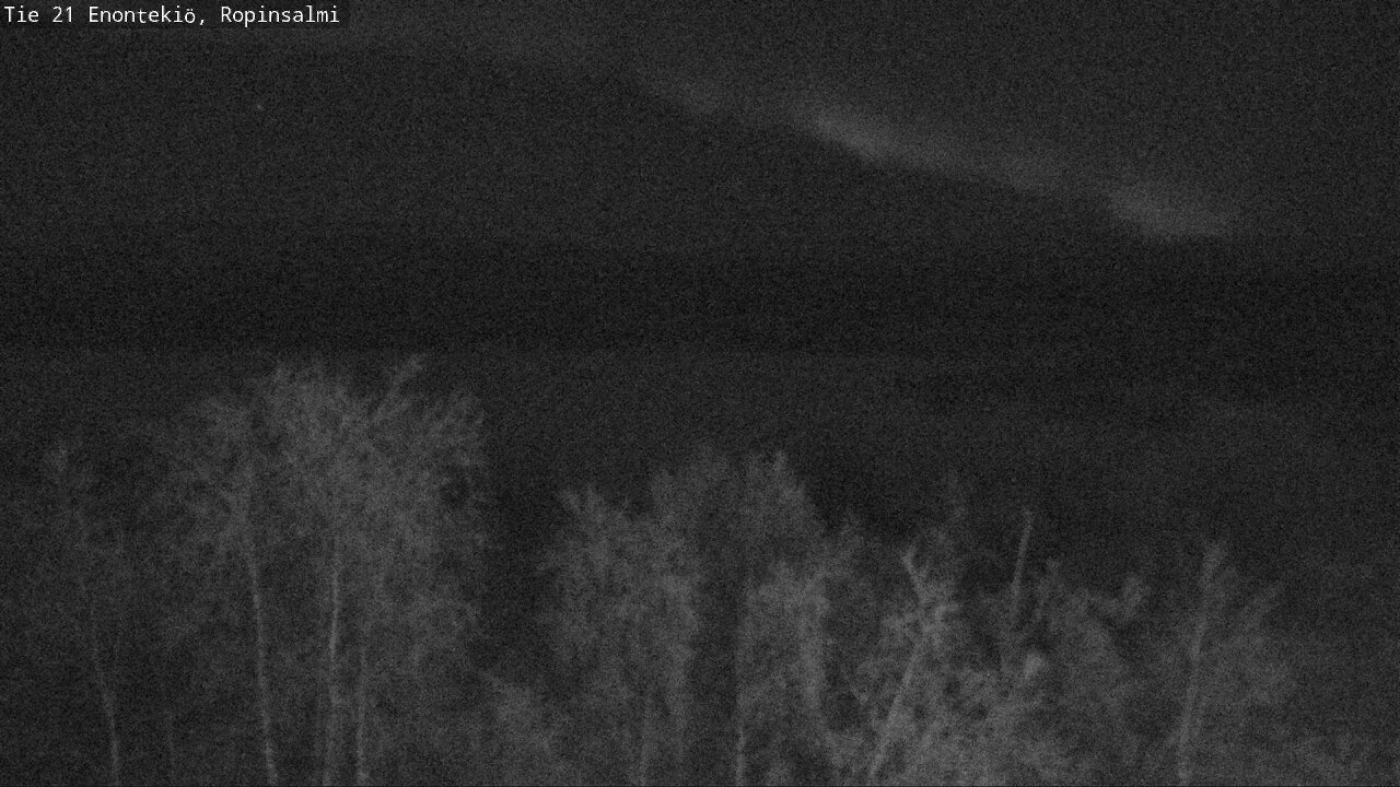 Weather Camera Image Väg 21 Enontekiö, Ropinsalmi, Enontekiö, Lappi