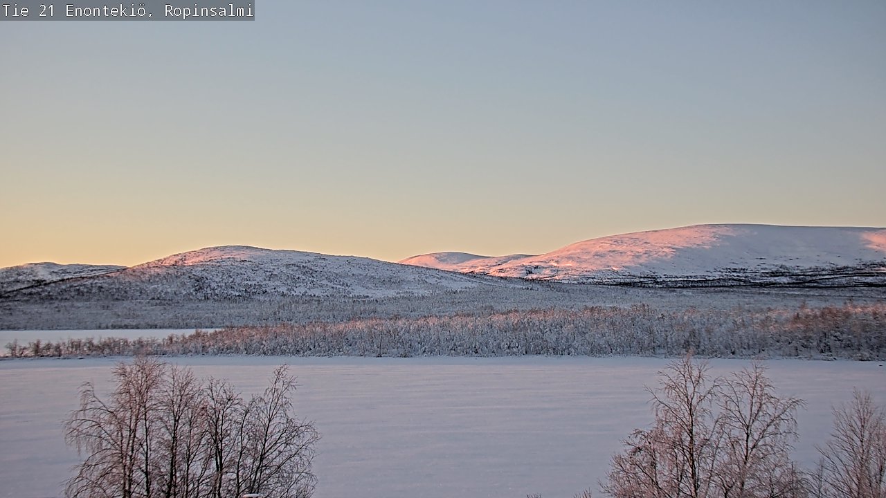 Kelikamerat Kuva Tie 21 Enontekiö, Ropinsalmi, Enontekiö, Lappi