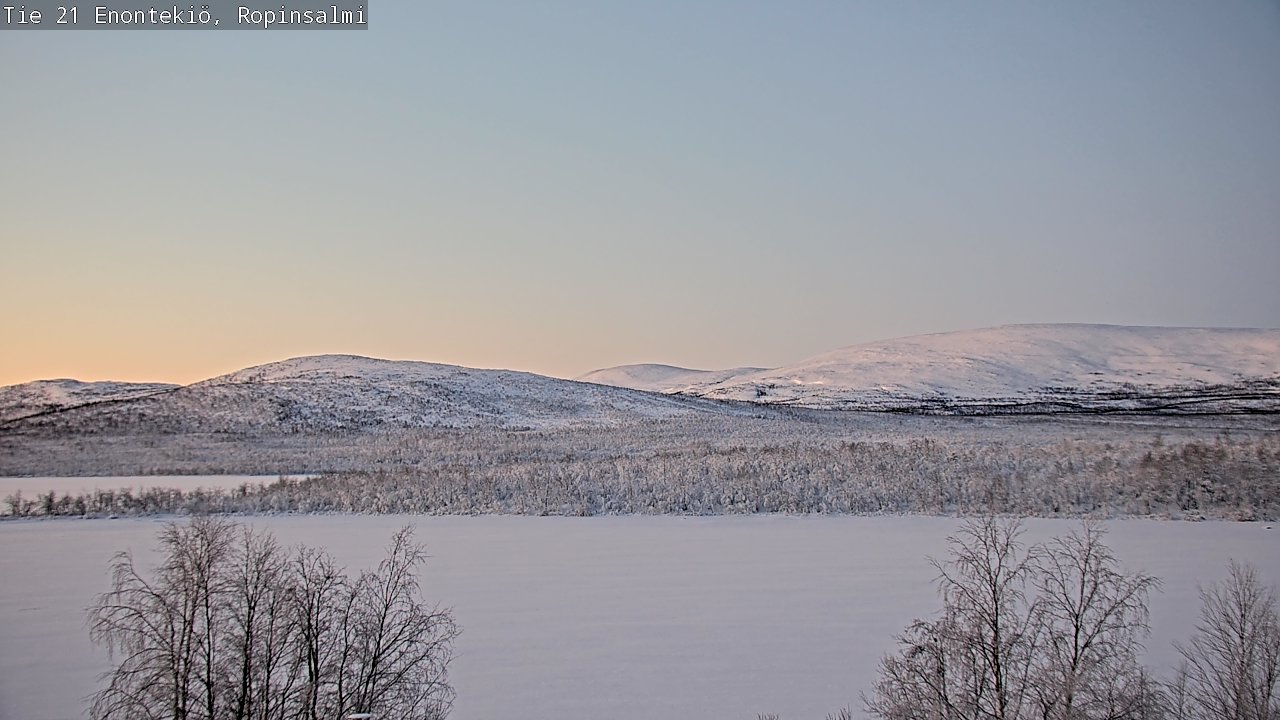 Kelikamerat Kuva Tie 21 Enontekiö, Ropinsalmi, Enontekiö, Lappi