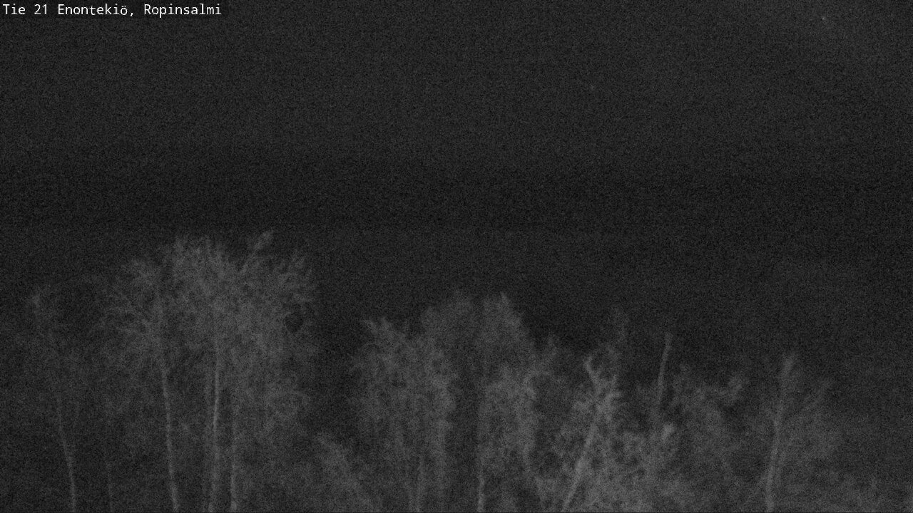 Weather Camera Image Väg 21 Enontekiö, Ropinsalmi, Enontekiö, Lappi