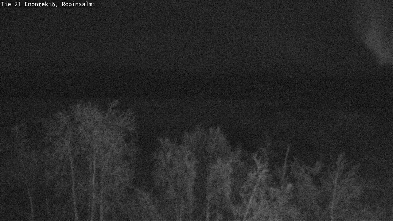 Weather Camera Image Väg 21 Enontekiö, Ropinsalmi, Enontekiö, Lappi