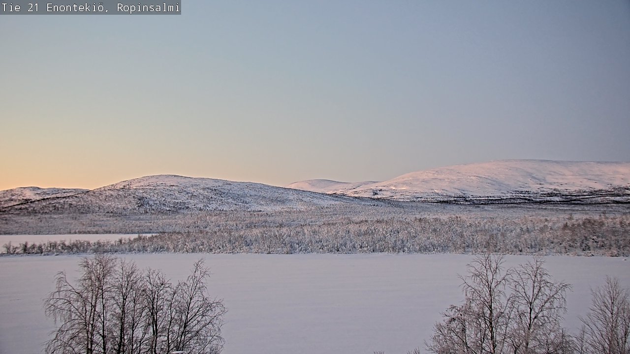Kelikamerat Kuva Tie 21 Enontekiö, Ropinsalmi, Enontekiö, Lappi