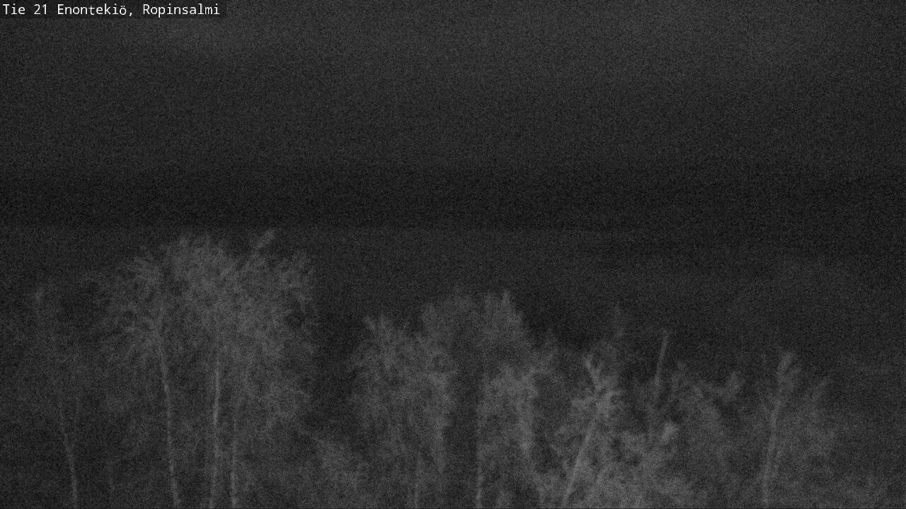 Weather Camera Image Väg 21 Enontekiö, Ropinsalmi, Enontekiö, Lappi