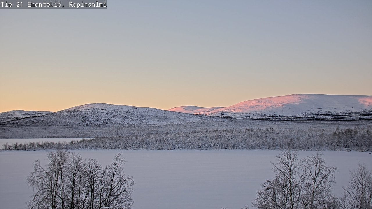 Kelikamerat Kuva Tie 21 Enontekiö, Ropinsalmi, Enontekiö, Lappi