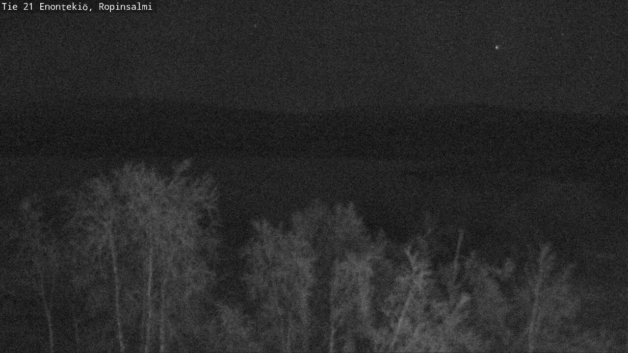 Weather Camera Image Väg 21 Enontekiö, Ropinsalmi, Enontekiö, Lappi
