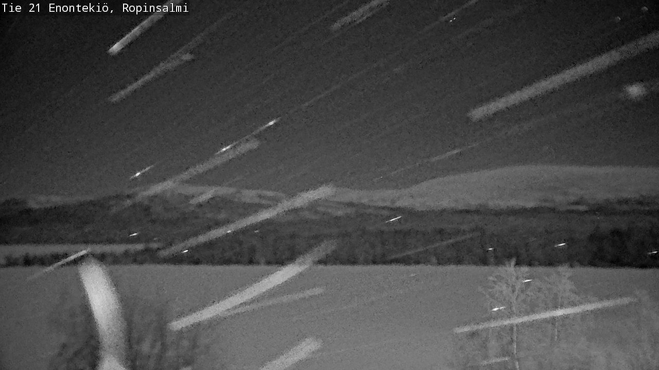 Weather Camera Image Väg 21 Enontekiö, Ropinsalmi, Enontekiö, Lappi
