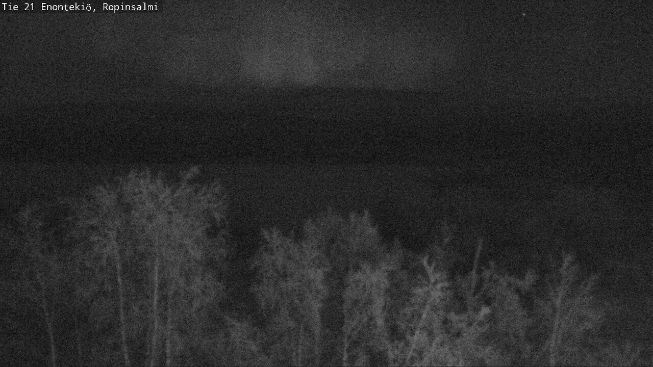 Weather Camera Image Väg 21 Enontekiö, Ropinsalmi, Enontekiö, Lappi
