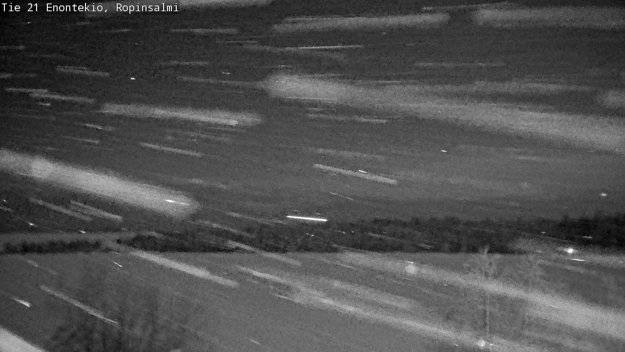 Weather Camera Image Väg 21 Enontekiö, Ropinsalmi, Enontekiö, Lappi