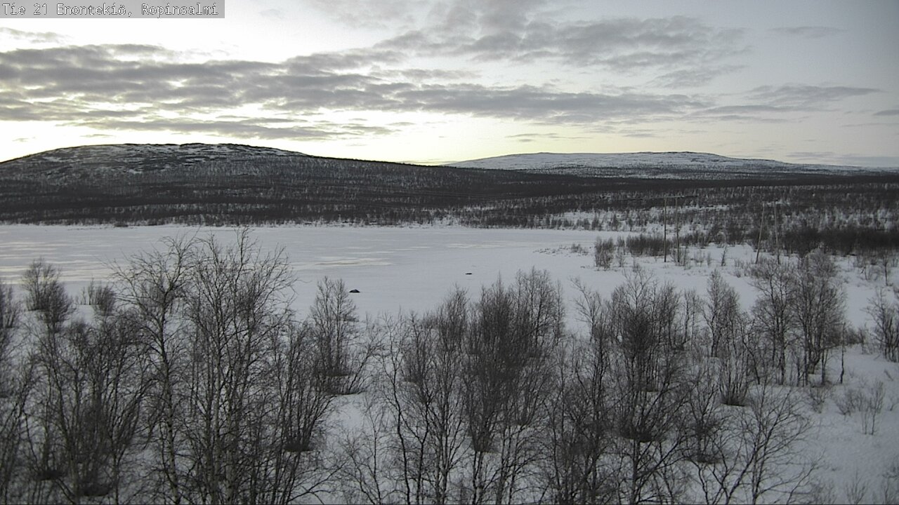 Kelikamerat Kuva Tie 21 Enontekiö, Ropinsalmi, Enontekiö, Lappi
